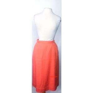 🗡 Vintage Orange Pencil Skirt 🍁